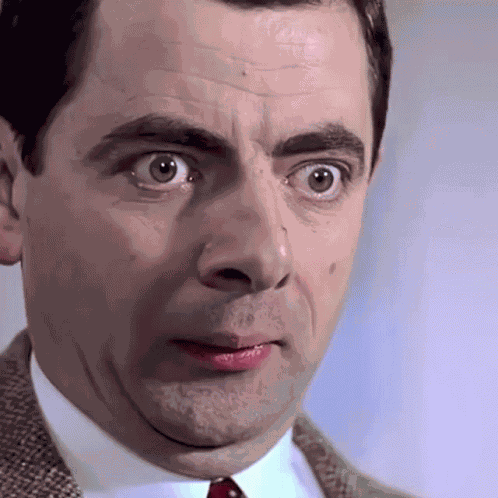 Rowan Atkinson Mr Bean GIF