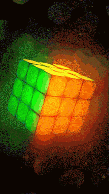 Rubix Cube Colorful GIF