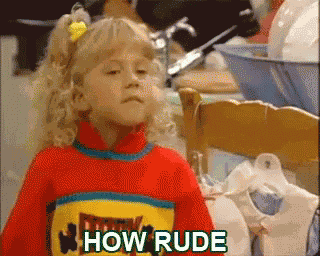 Rude GIF