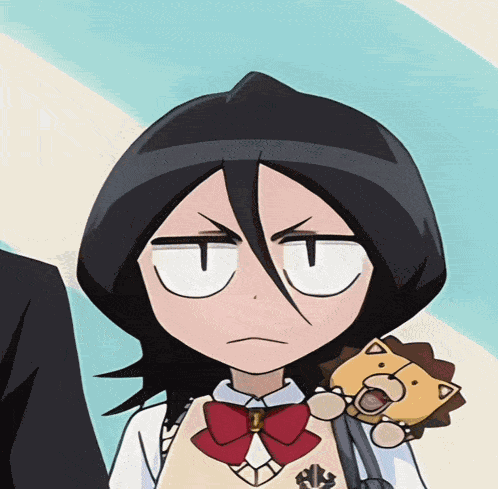 Rukia Honest Reaction Bleach GIF