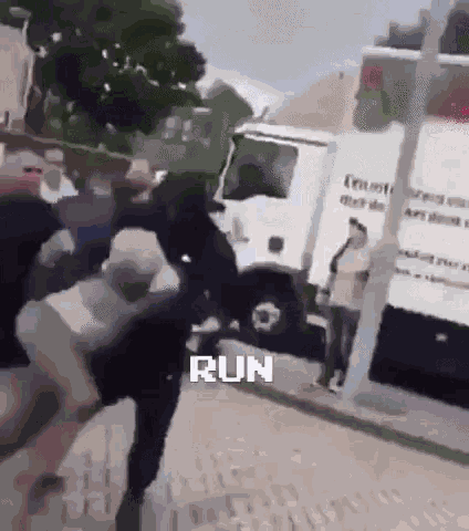 Run Running Away GIF