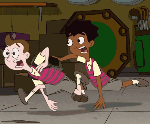 Running Away Scared GIF