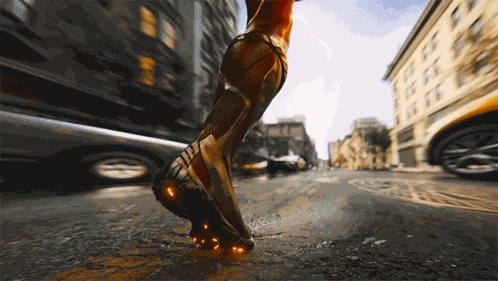 Running Barry Allen GIF