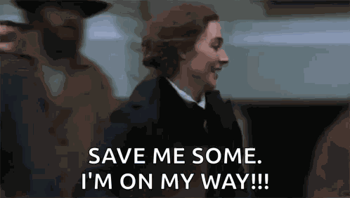 Running Jo March GIF