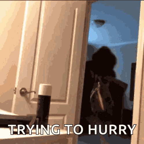 Rushing Out GIF