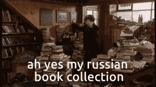 Russian Books Ronald GIF