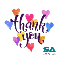 Sa Dental Thank Sticker
