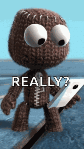 Sackboy Phone GIF