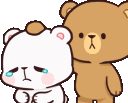 Sad Bear Cry Sticker