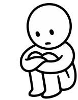 Sad Cry Sticker
