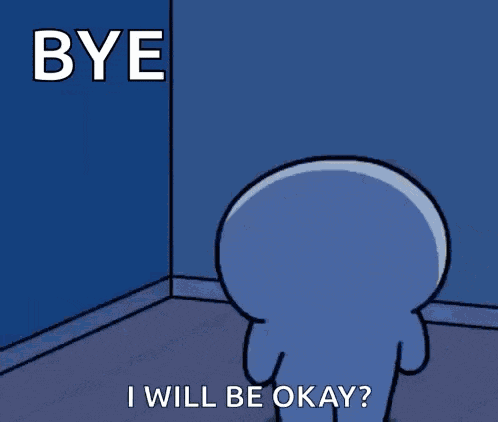 Sad Guy Going To Corner GIF