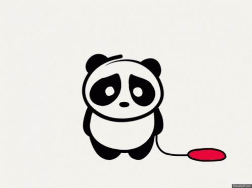 Sad Panda GIF