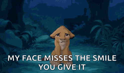 Sad Simba Lion King GIF