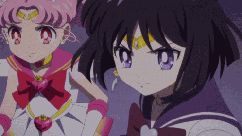 Sailor Saturn Silence Glaive Surprise GIF