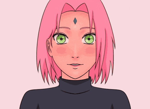 Sakura Blushing Sakura Surprised GIF