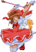 Sakura Chasseuse De Cartes Sticker