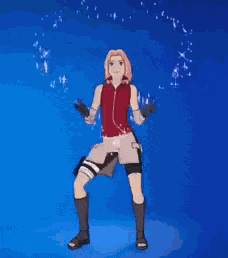 Sakura Haruno Fortnite GIF