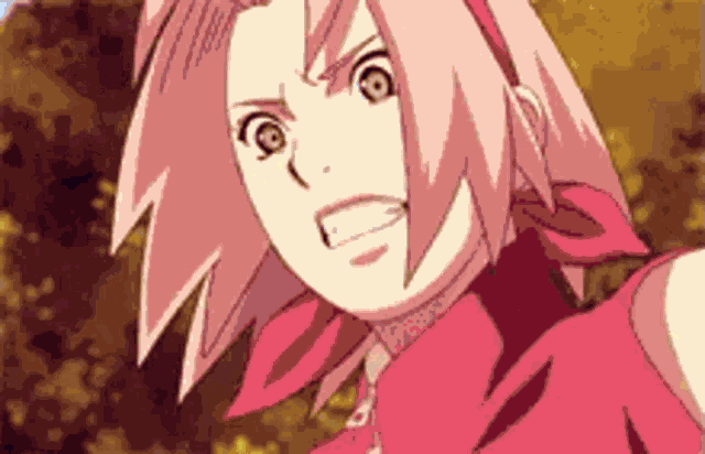 Sakura Haruno Gettingnmad Lol GIF