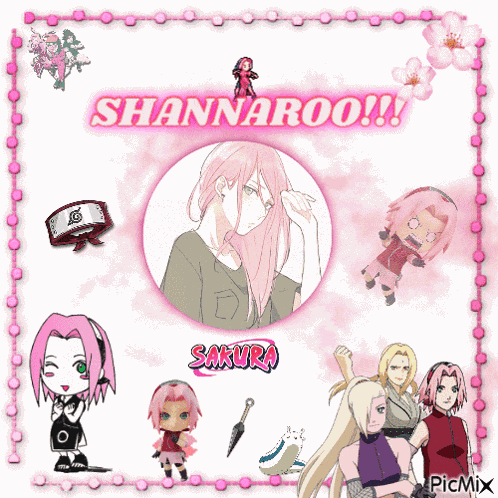 Sakura Haruno Shannaro GIF