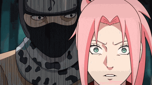 Sakura Nervous Sakura Getting Ambushed GIF