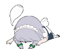 Sakuya Izayoi Touhou Sticker