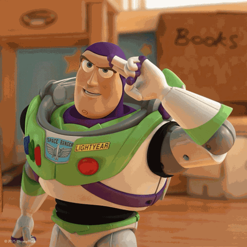 Salute Buzz Lightyear GIF