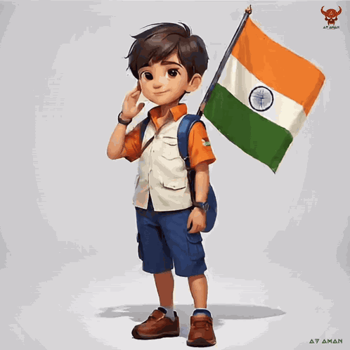 Salute Indian Flag GIF
