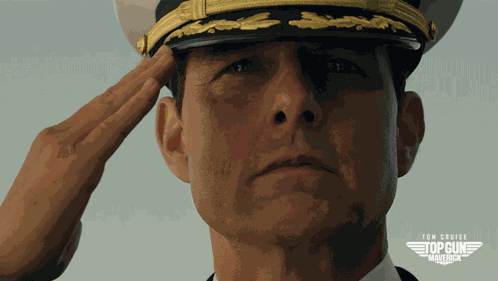 Salute Maverick GIF