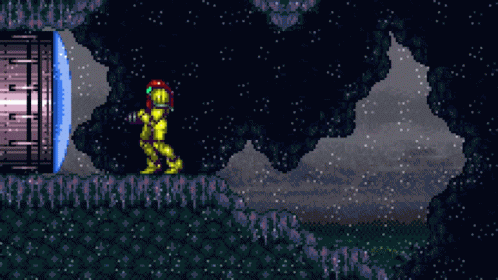 Samus Aran Super Metroid GIF