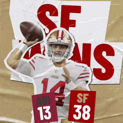 San Francisco 49ers (38) Vs. Arizona Cardinals (13) Post Game GIF
