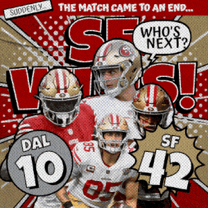 San Francisco 49ers (42) Vs. Dallas Cowboys (10) Post Game GIF