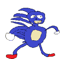 Sanic Weird Sticker