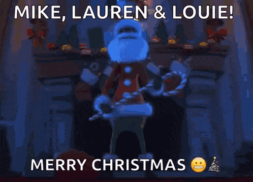 Santa Claus Candy Cane GIF