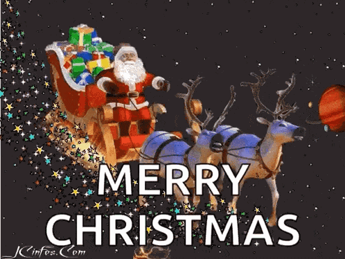 Santa Claus Is Coming To Town Reindeer GIF