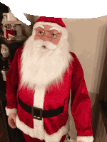 Santa Speech Bubble Sticker