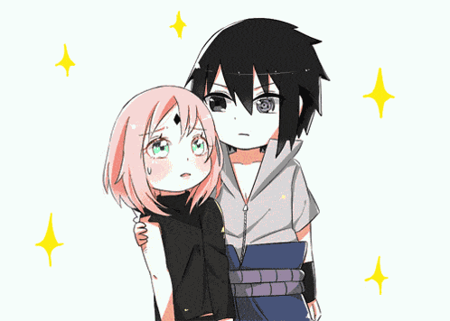 Sasusaku Sasuke And Sakura GIF