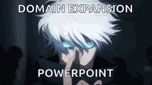 Satoru Gojo Domain Expansion GIF