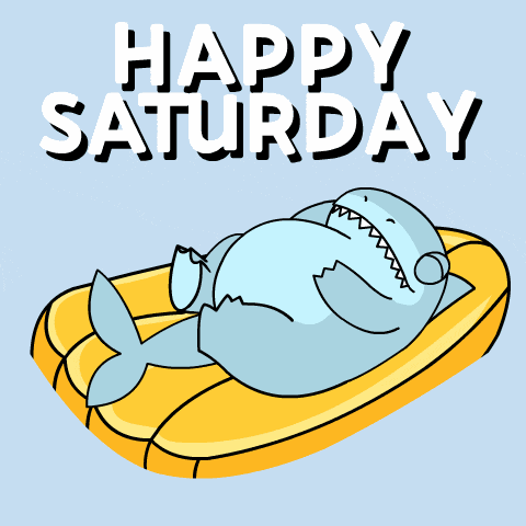 Saturday Floating GIF