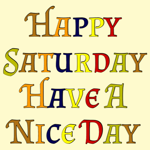 Saturday Happy Saturday GIF