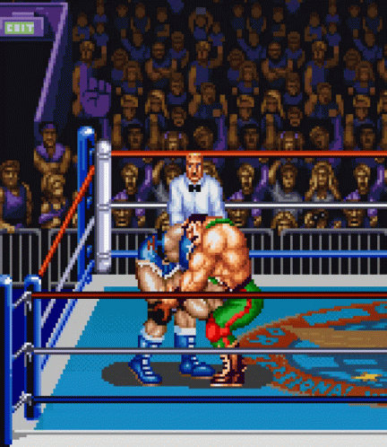 Saturday Night Slam Masters Wrestling GIF
