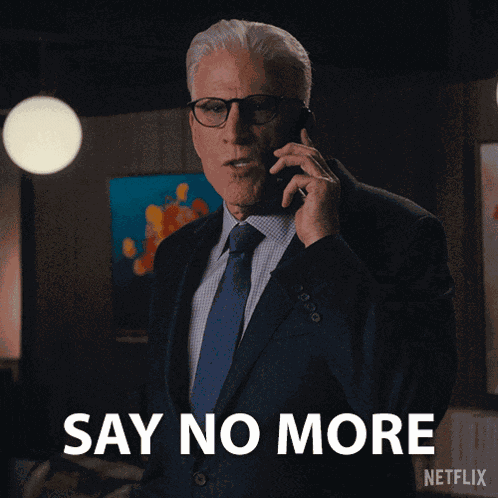 Say No More Charles GIF