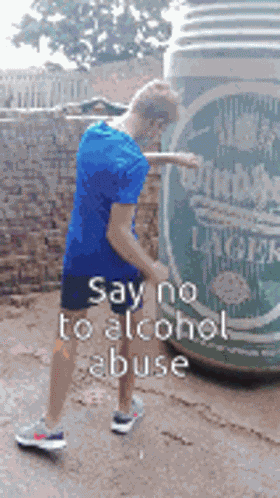 Say No No Alcohol Abuse GIF