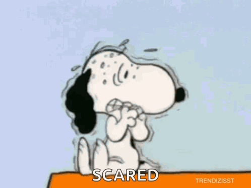 Scared Afraid GIF