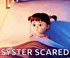 Scared Boo GIF