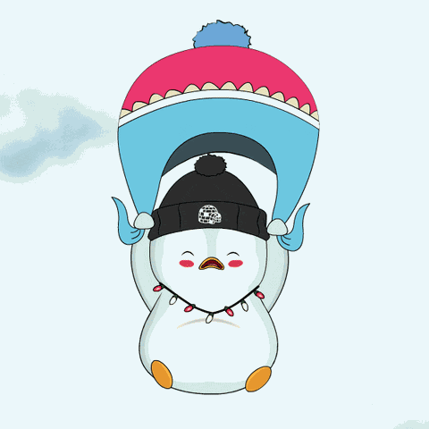 Scared Penguin GIF
