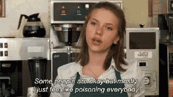 Scarlett Johansson Annoyed GIF