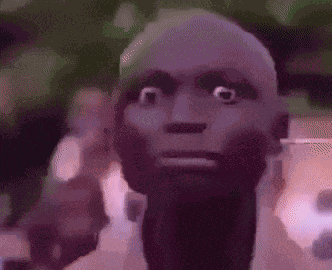 Scary Stare Staring GIF