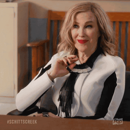Schitts Creek Happy GIF