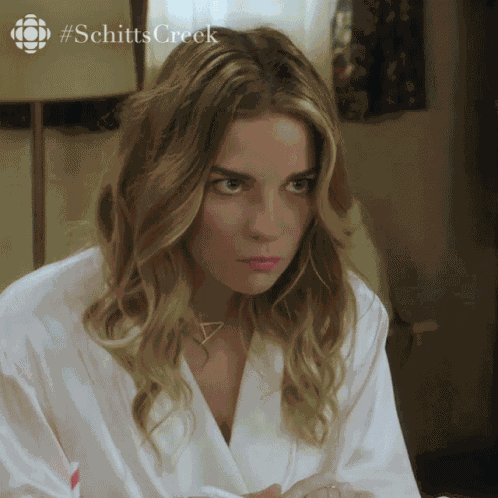 Schitts Creek No GIF