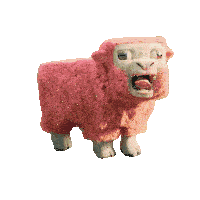 Screaming A Minecraft Movie Sticker